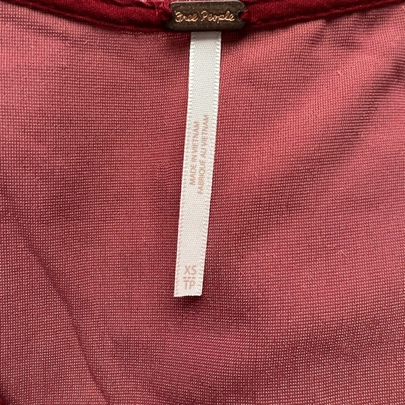 Free People Adele Velvet Tunic Mini Dress - XS - Picture 4 of 9